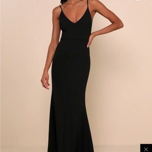 Elegant Black Evening Gown